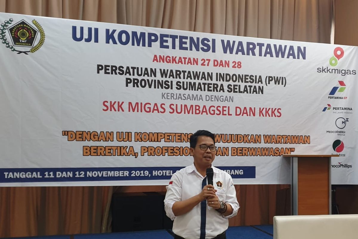 PWI Sumsel fasilitasi uji kompetensi  anggotanya secara gratis