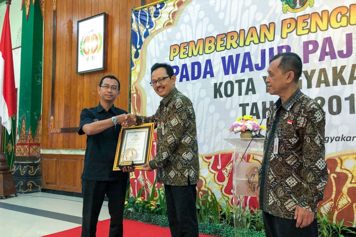 Pemkot Yogyakarta: Penghargaan wajib pajak diharapkan tingkatkan taat pajak