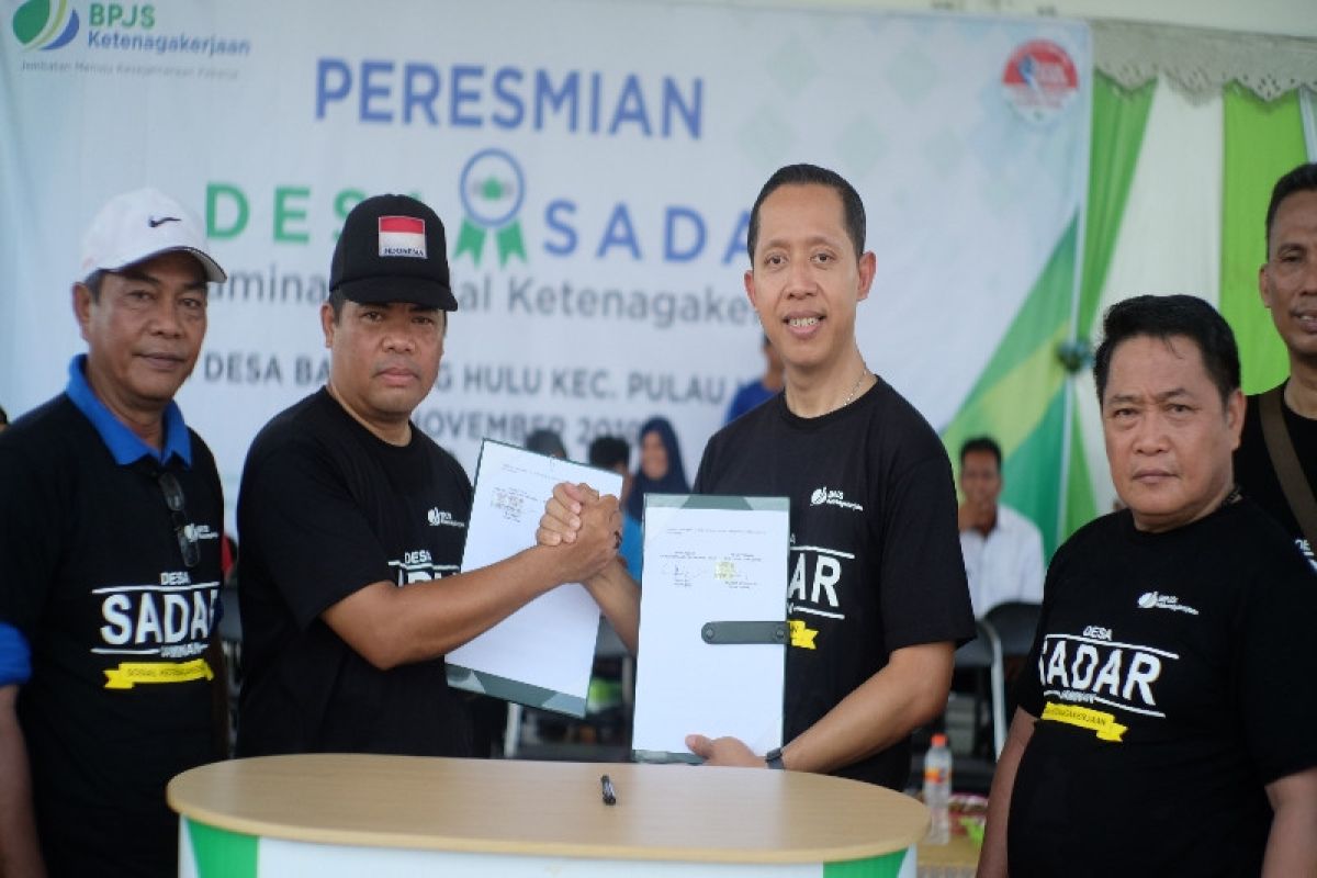 Bapinang Hulu resmi jadi Desa Sadar BPJamsostek