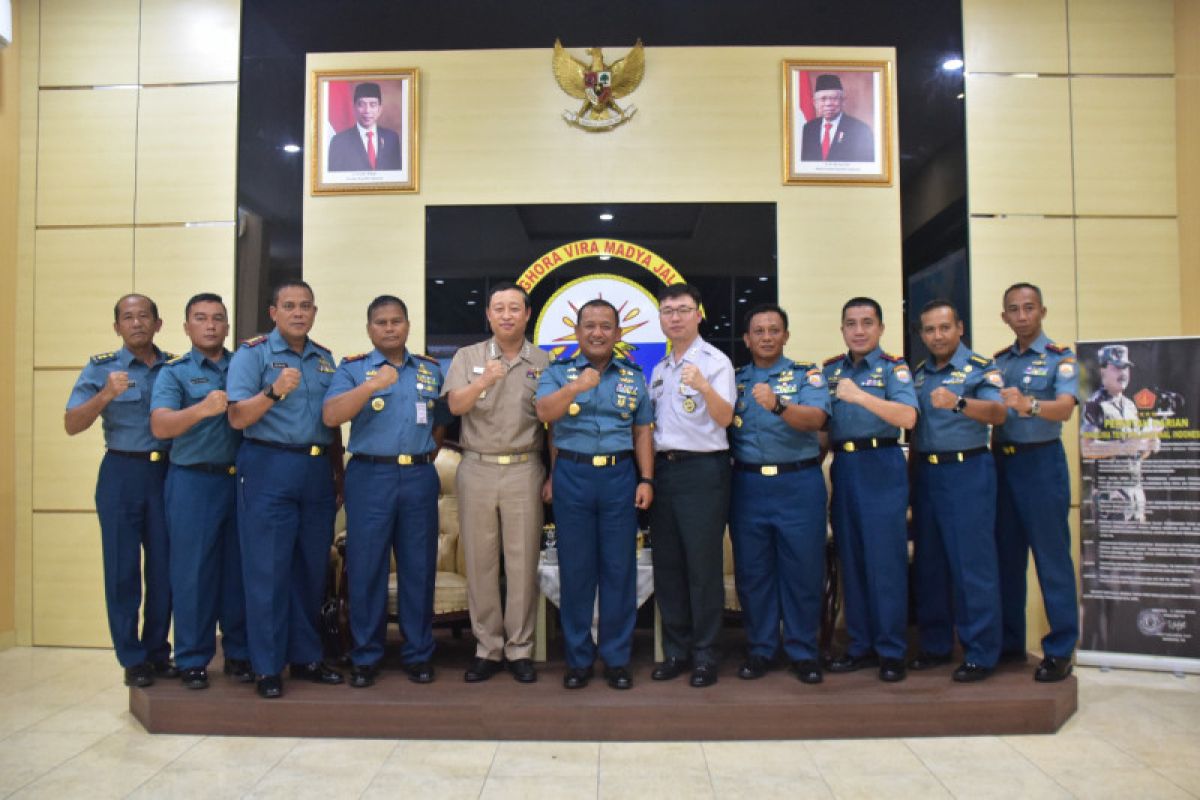 Atase Pertahanan Korea Selatan kunjungi markas Koarmada III TNI AL