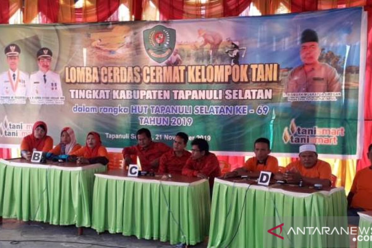 Pemkab Tapsel gelar cerdas cermat kelompok tani