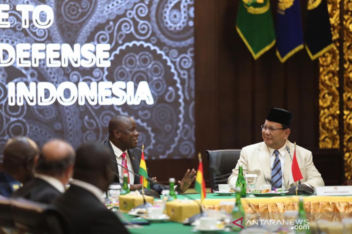 Menhan Prabowo- Menhan Ghana jajaki kerja sama pertahanan