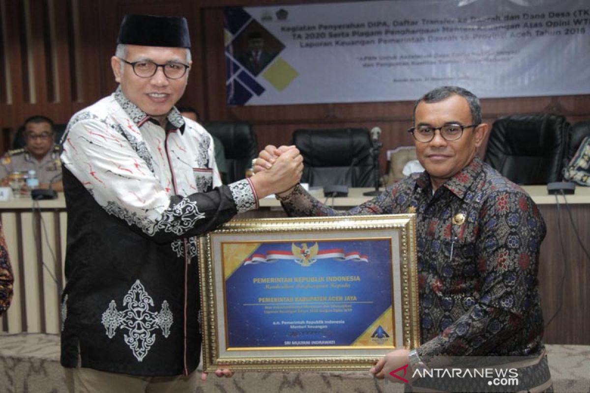 Pemkab Aceh Jaya kembali raih penghargaan WTP