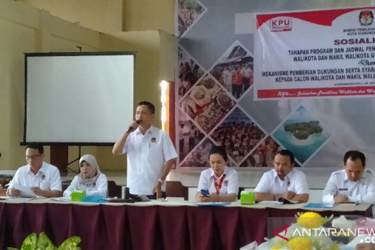 KPU Gunungsitoli tetapkan dukungan calon wali kota perseorangan 8.787