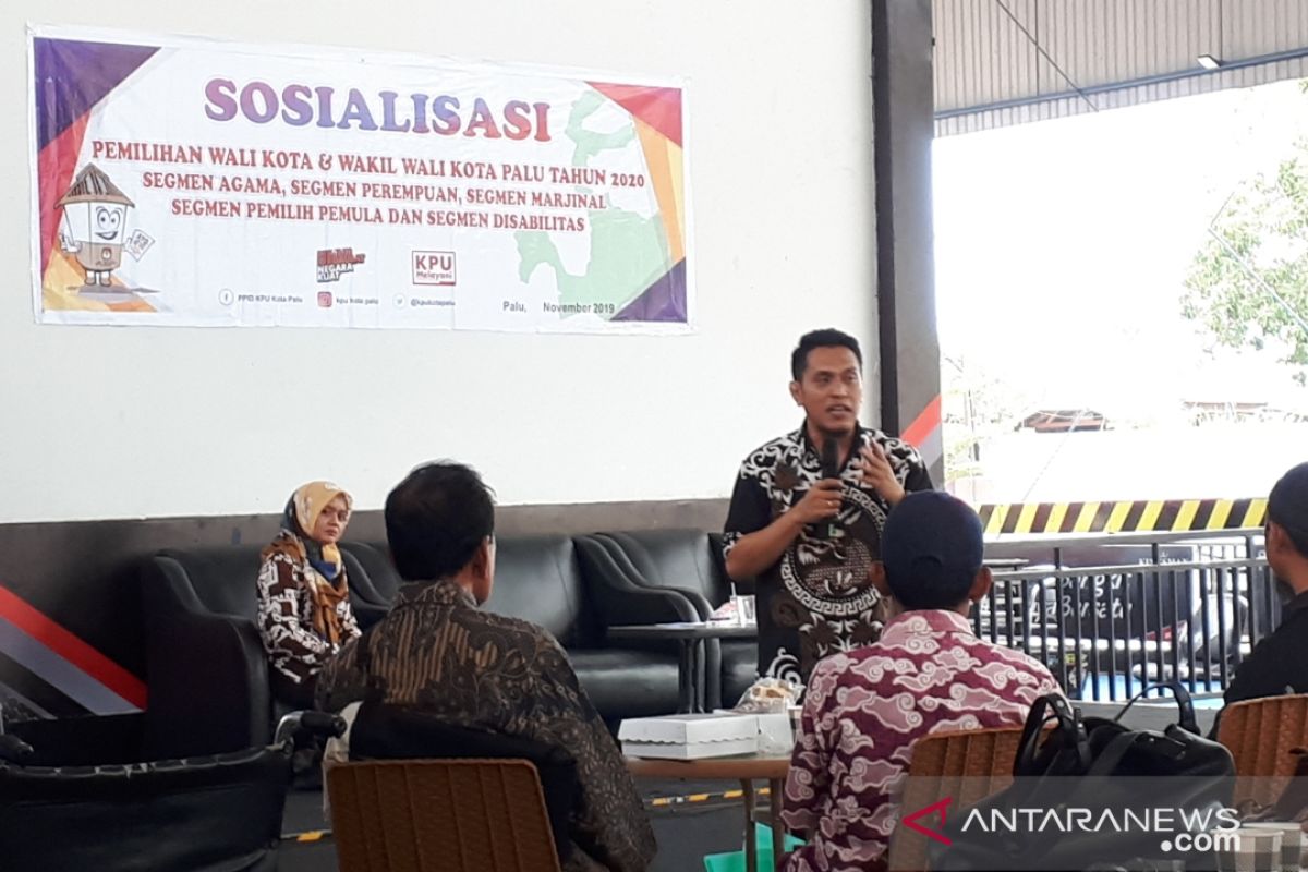 KPU ajak masyarakat sosialisasikan Pilkada Kota Palu di rumah ibadah