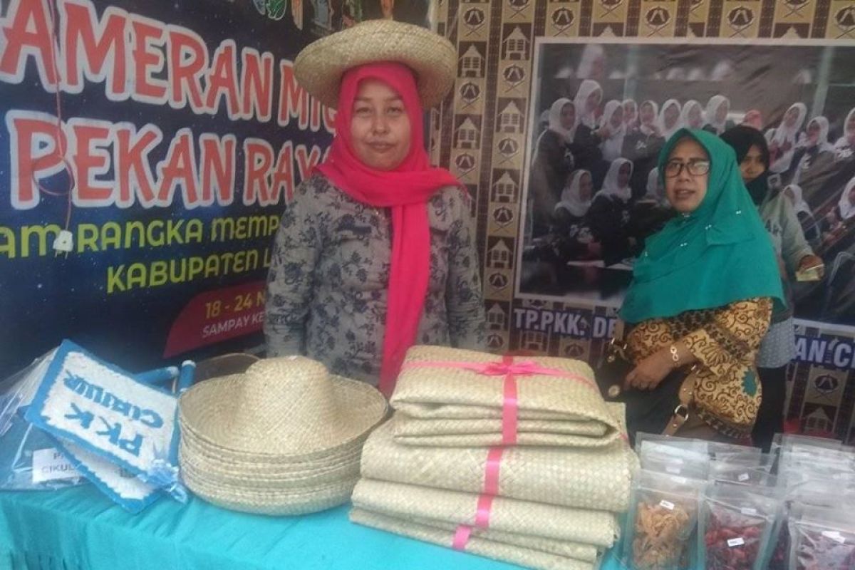 Industri kerajinan anyaman pandan di Lebak dibina pemkab