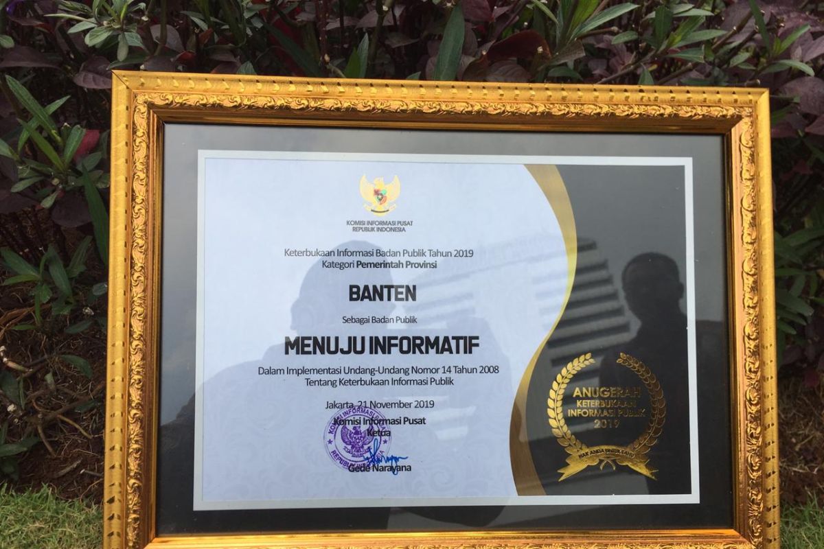 Banten Raih Anugerah Keterbukaan Informasi Badan Publik