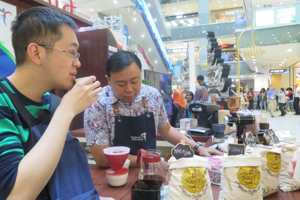 Kopi jadi andalan pelajar Indonesia di China