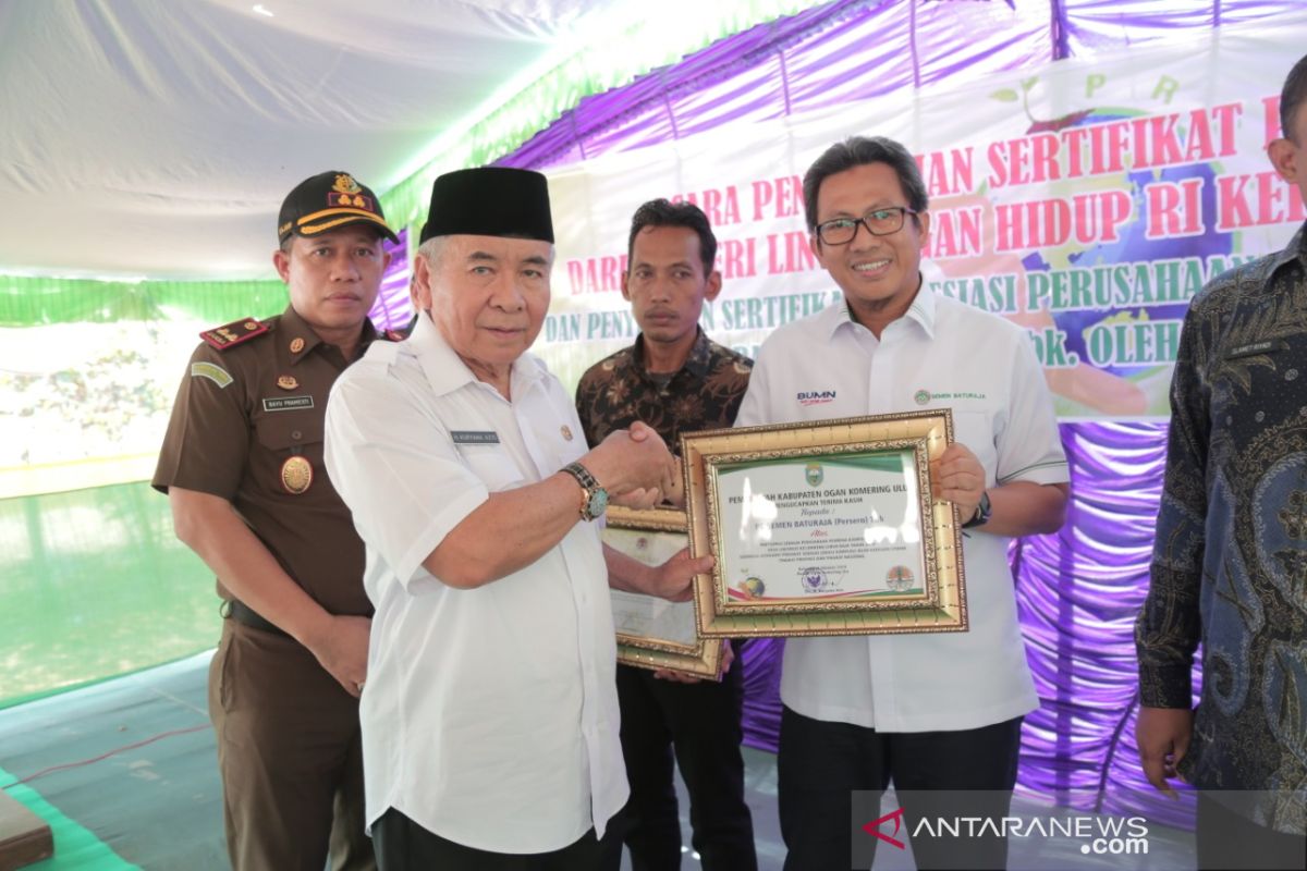 Desa Lekis Rejo Ogan Komering Ulu terima  sertifikat Proklim