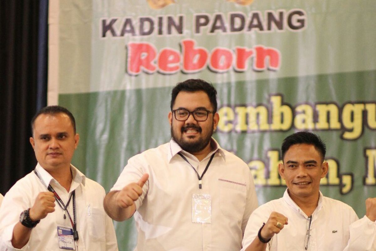 Irfan Amran yang juga adik Wali Kota Padangpanjang terpilih jadi Ketua Kadin Padang