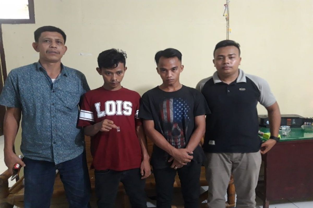 Dua pekerja bangunan miliki narkotika ditangkap Polisi Sei Bingai Binjai