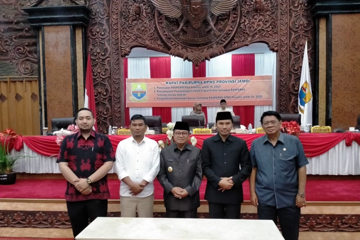 DPRD ketok palu APBD Provinsi Jambi tahun 2020