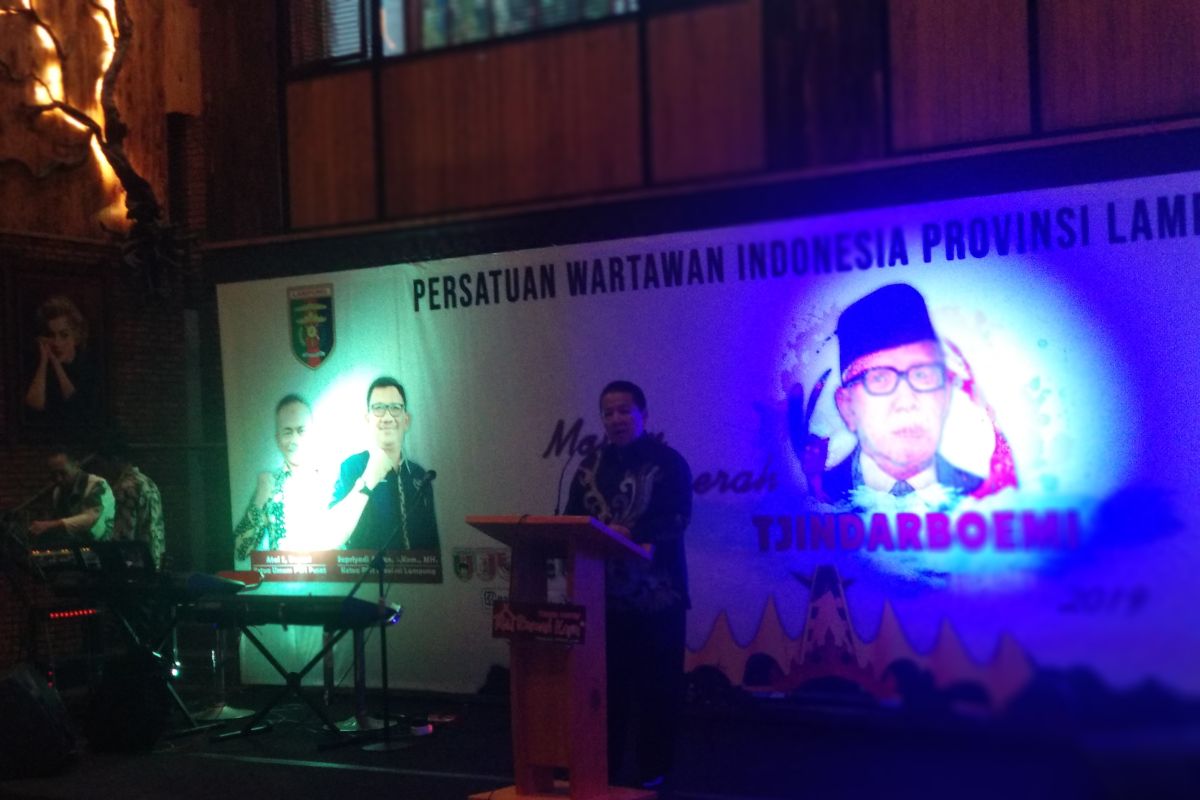 Gubernur Arinal berharap PWI dapat berkontribusi dalam pembangunan