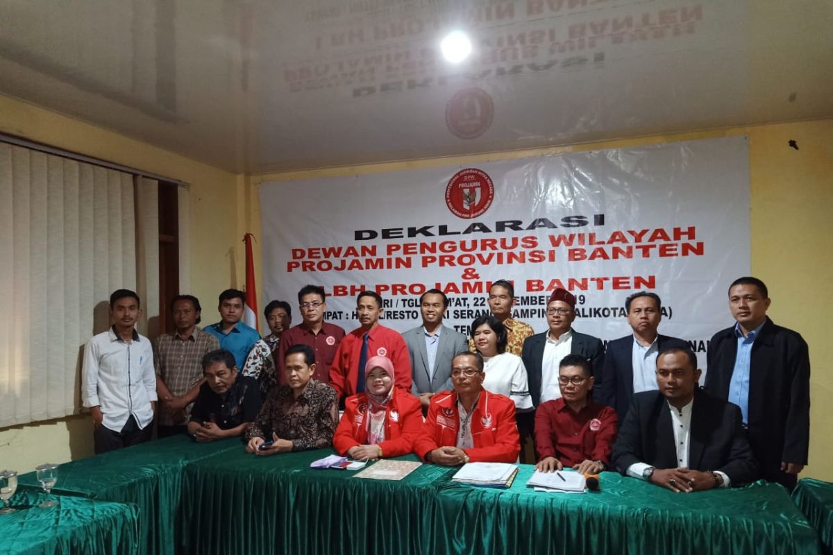 Projamin DPW Banten dideklarasikan, kawal program pembangunan