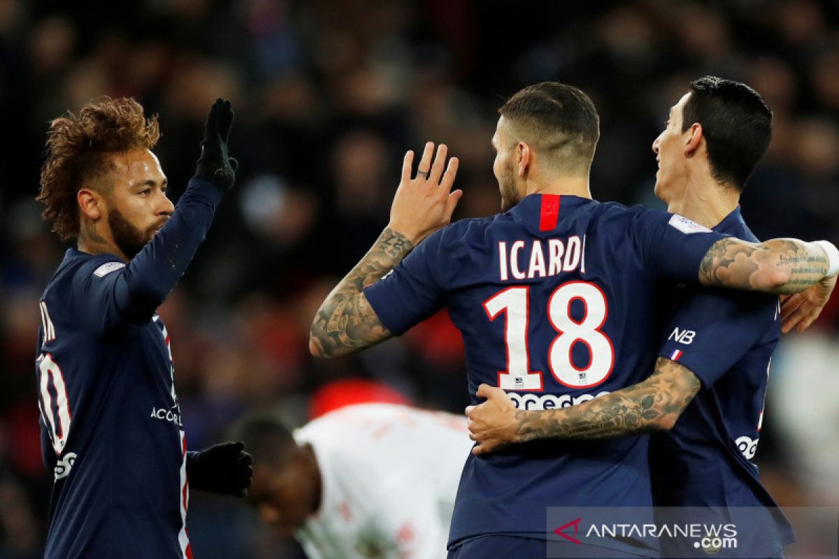 Mauro Icardi, Di Maria antar PSG atasi Lille