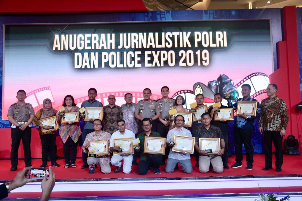 Dua pewarta ANTARA raih juara Anugerah Jurnalistik Polri 2019