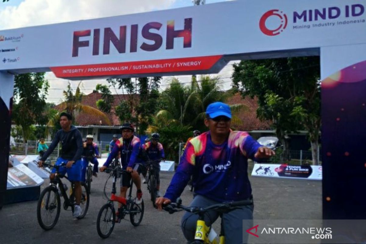 Fun bike meriahkan HUT ke-2 Holding Industri Pertambangan di Pulau Timah