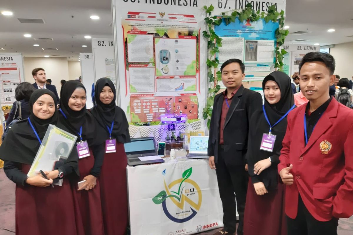Inovasi pertanian berbasis digital dari mahasiswa UMM raih medali emas di Singapura