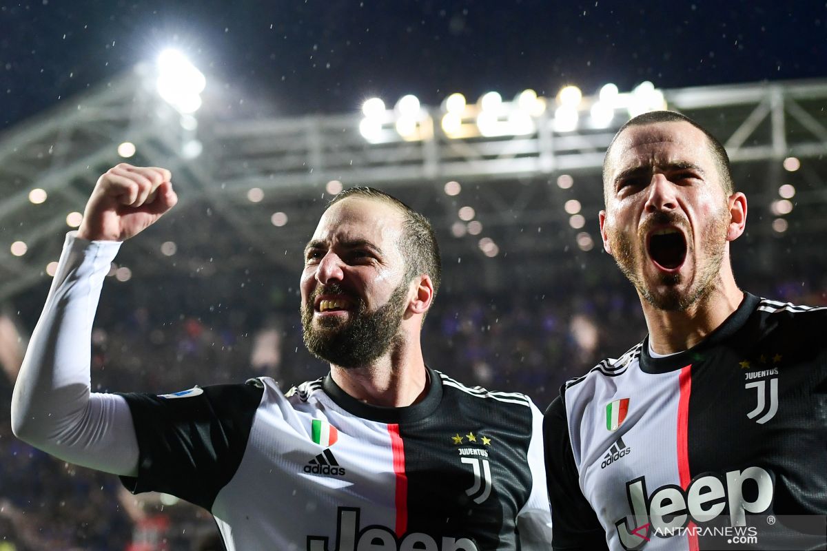 Liga Italia, Juve bangkit dari ketinggalan untuk menang 3-1 di markas Atalanta