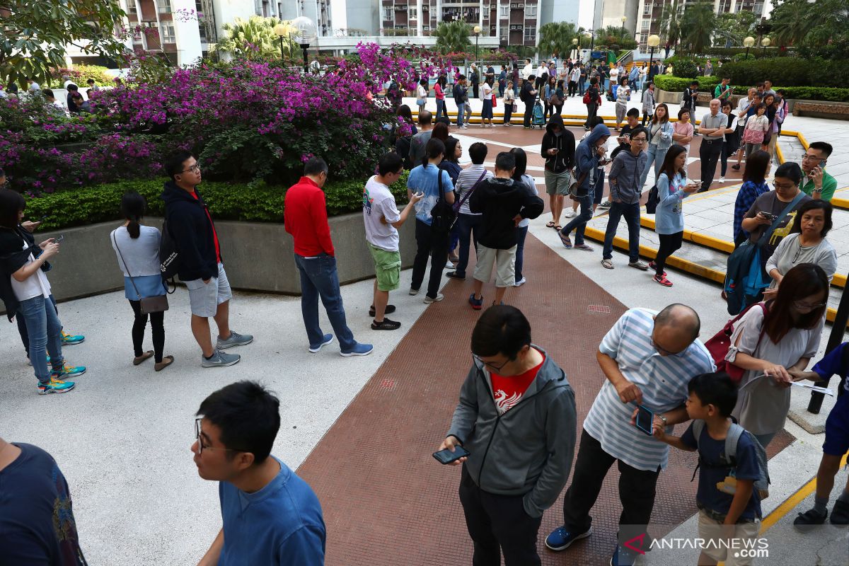 Jumlah suara pemilih Hong Kong catat rekor