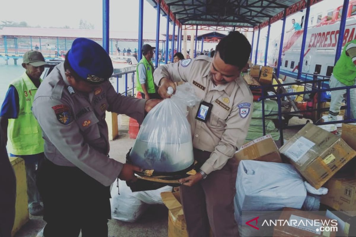 Polres Bangka Barat perketat pemeriksaan bongkar muat kapal cepat