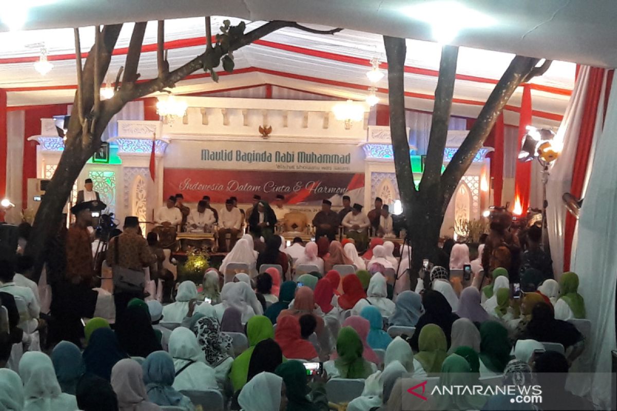 Ma'ruf Amin hadiri Maulid Nabi Muhammad di Yogyakarta