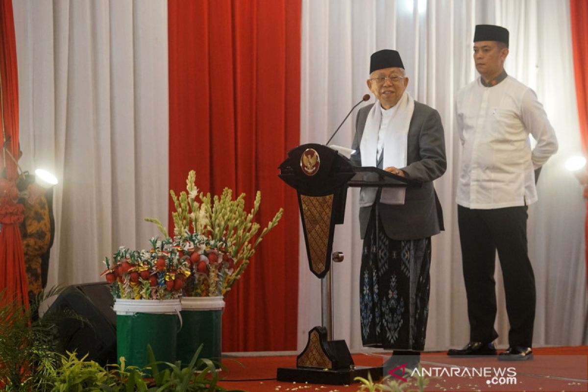 Ma'ruf Amin: Perubahan tidak boleh hilangkan tradisi yang baik