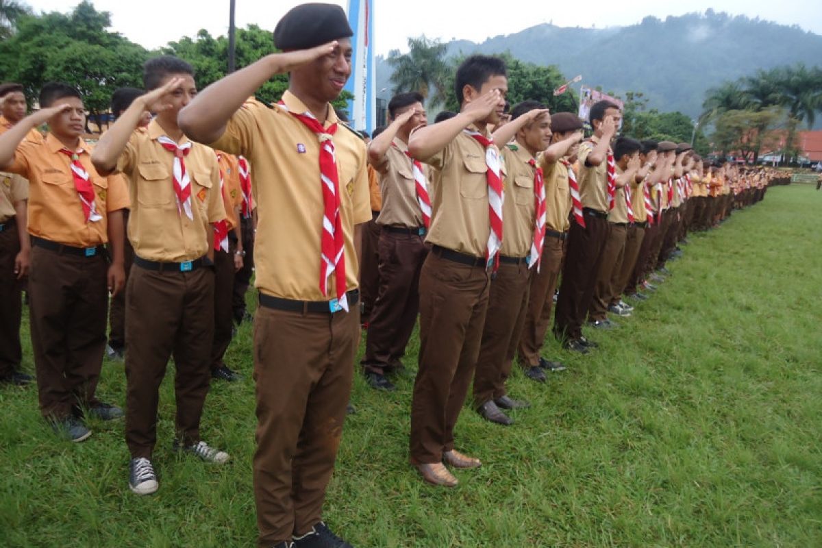 Dandim Ogan Komering Ulu  buka kegiatan perkemahan Sabtu Minggu