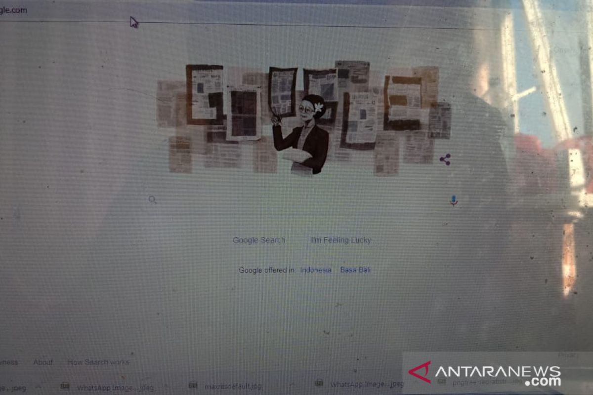 Tokoh pers Medan Ani Idrus dijadikan Google Doodle hari ini