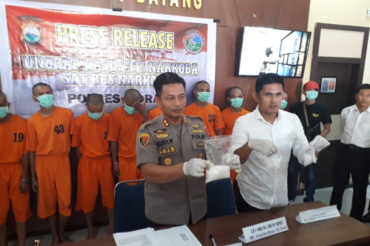 Polres Sidrap berhasil gagalkan peredaran setengah kilogram sabu