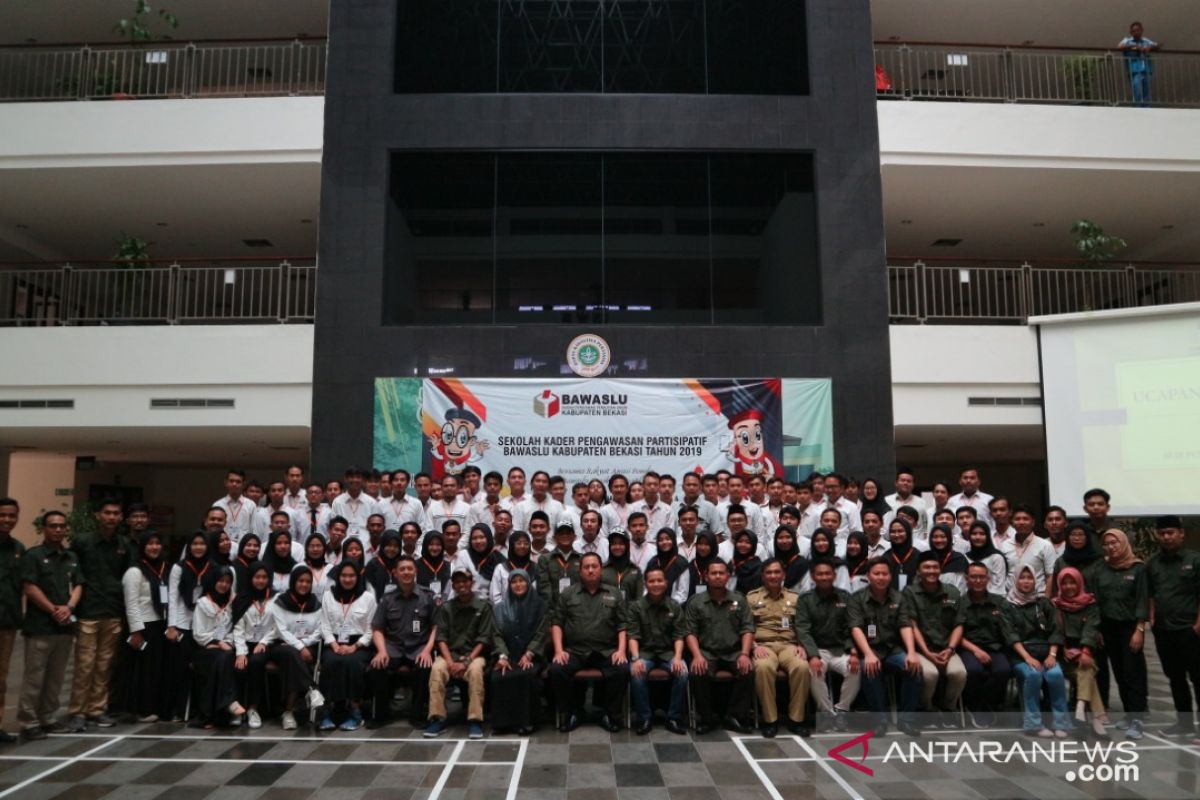 Ada 90 orang milenial ikuti sekolah kader Bawaslu Bekasi