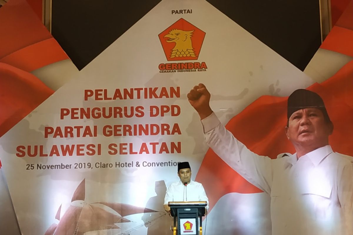 Iwan Aras segera benahi Infrastruktur Partai Gerindra Sulsel