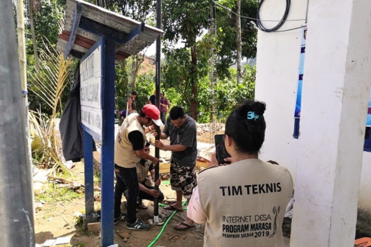 32 desa di Sulbar telah nikmati jaringan internet gratis
