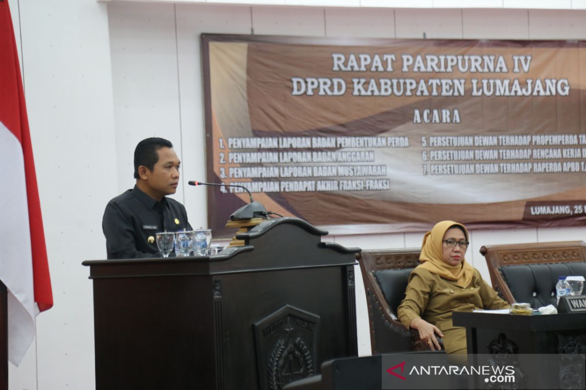 DPRD Lumajang setujui Raperda APBD 2020