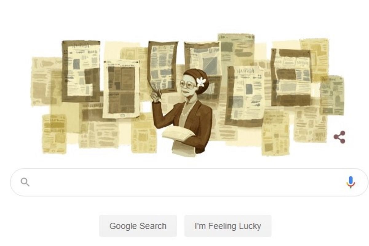 Google Doodle rayakan HUT Ani Idrus yang ke-101