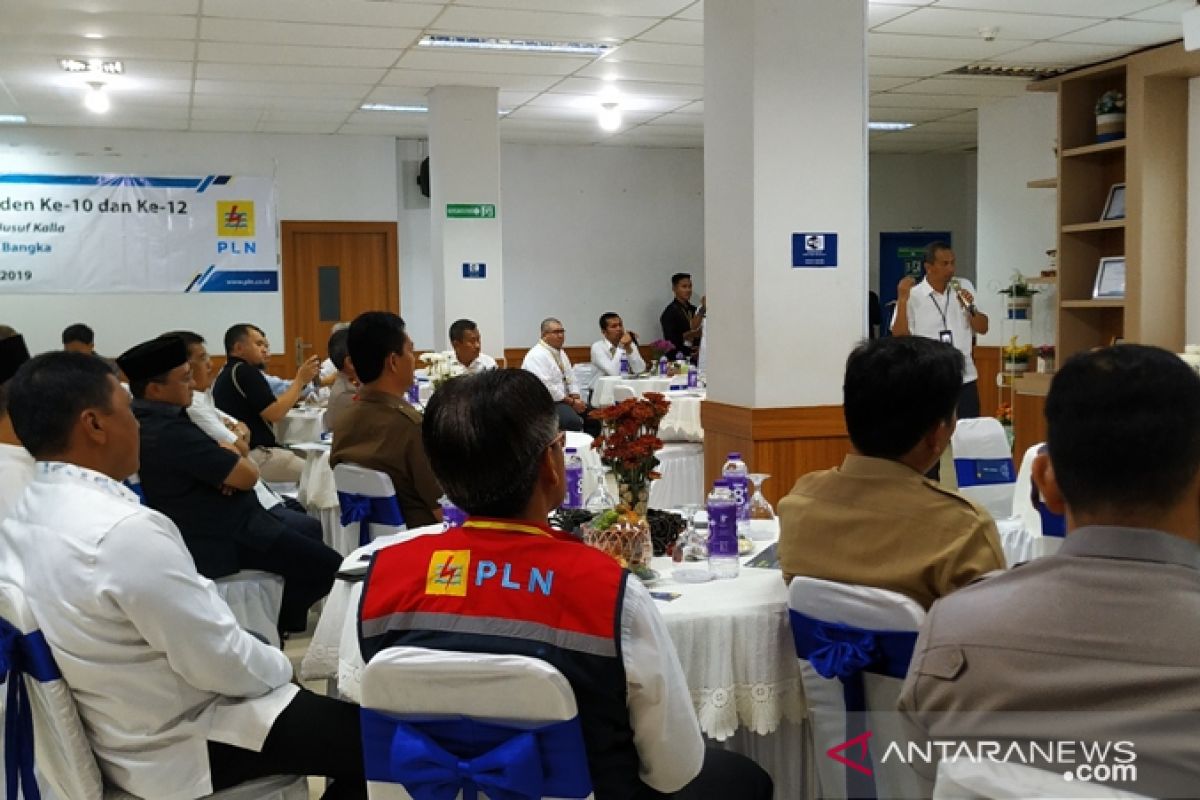 Jusuf Kalla tinjau kesiapan PLN Bangka Belitung dukung investasi