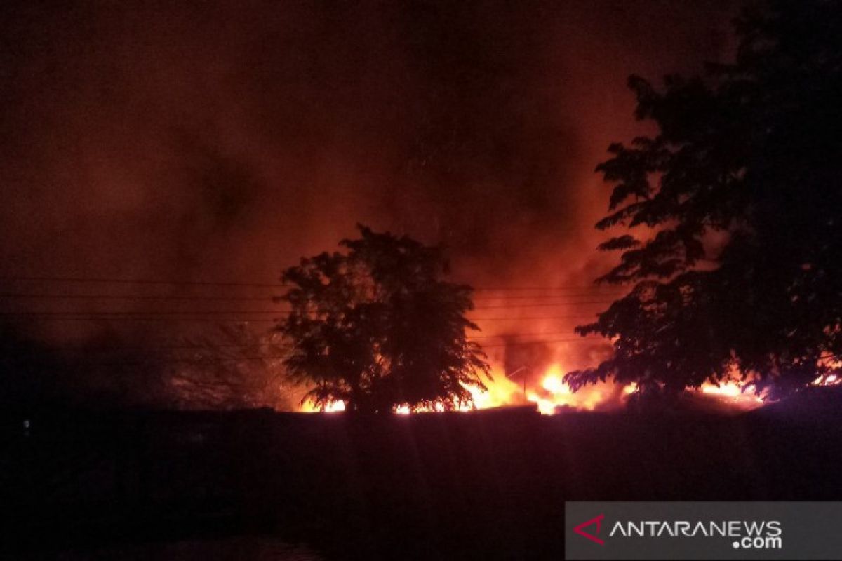 Kebakaran hebat melanda Pasar TPO Tanjungbalai