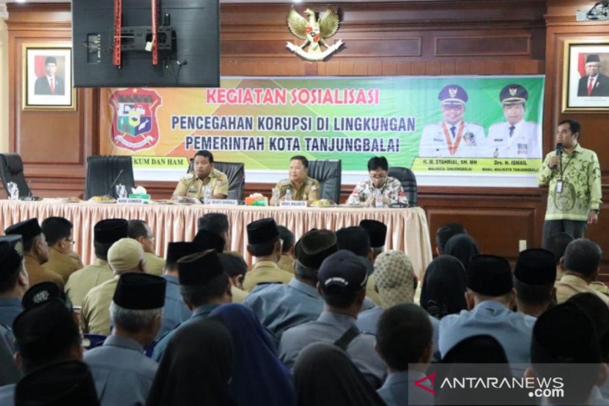 Pemkot Tanjungbalai dan KPK gelar sosialisasi pencegahan korupsi