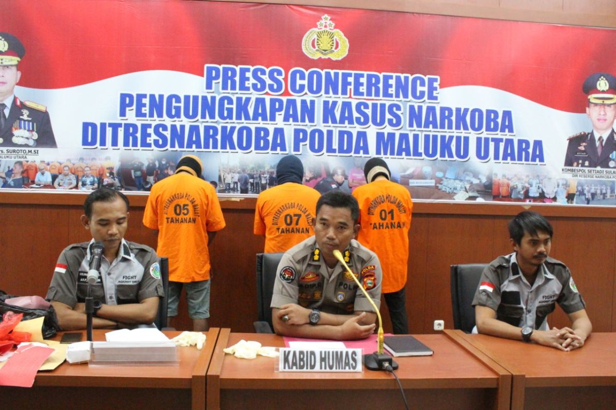 Ditresnarkoba Malut tangkap pelaku narkoba di kawasan Lapas Ternate