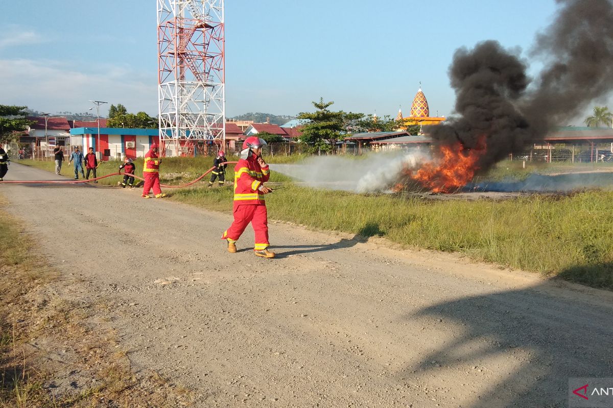 Bandara DEO Kota Sorong uji kemampuan tim Penanggulangan Keadaan Darurat