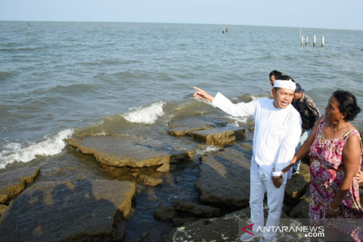 Anggota DPR Dedi Mulyadi ajak KKP tangani abrasi pantai utara Karawang