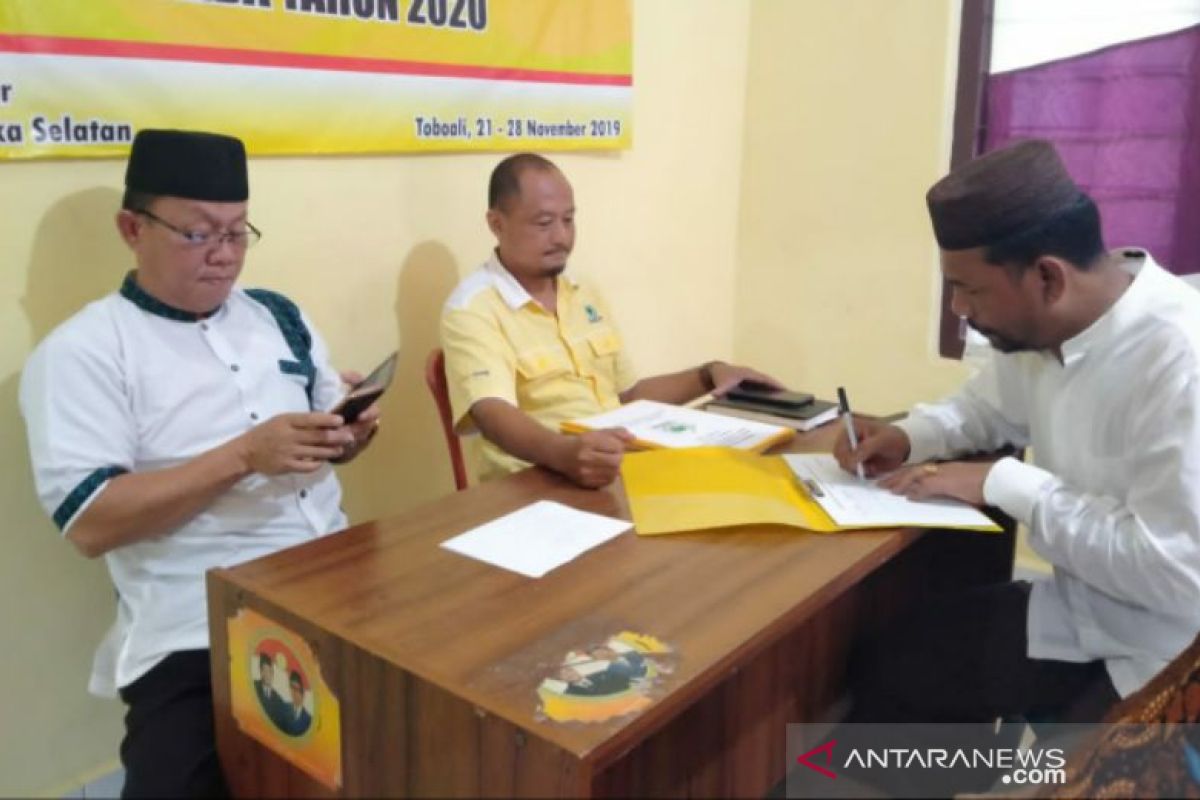 Sopian AP daftar Bacabup Bangka Selatan melalui Partai Golkar