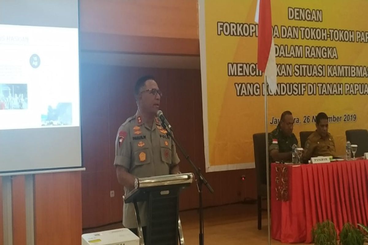 Papua police chief chairs meeting before OPM's anniversary