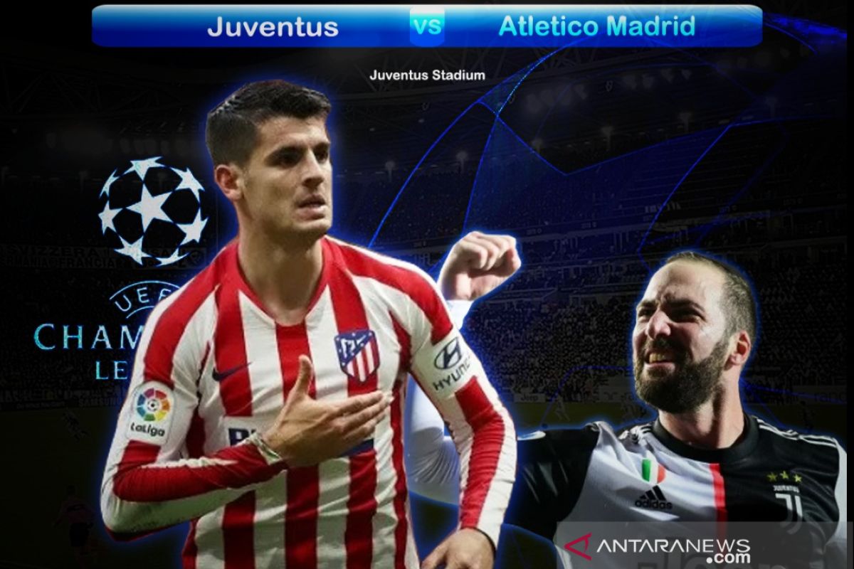 Liga Champions -- Atletico Madrid berhadapan dengan Juventus