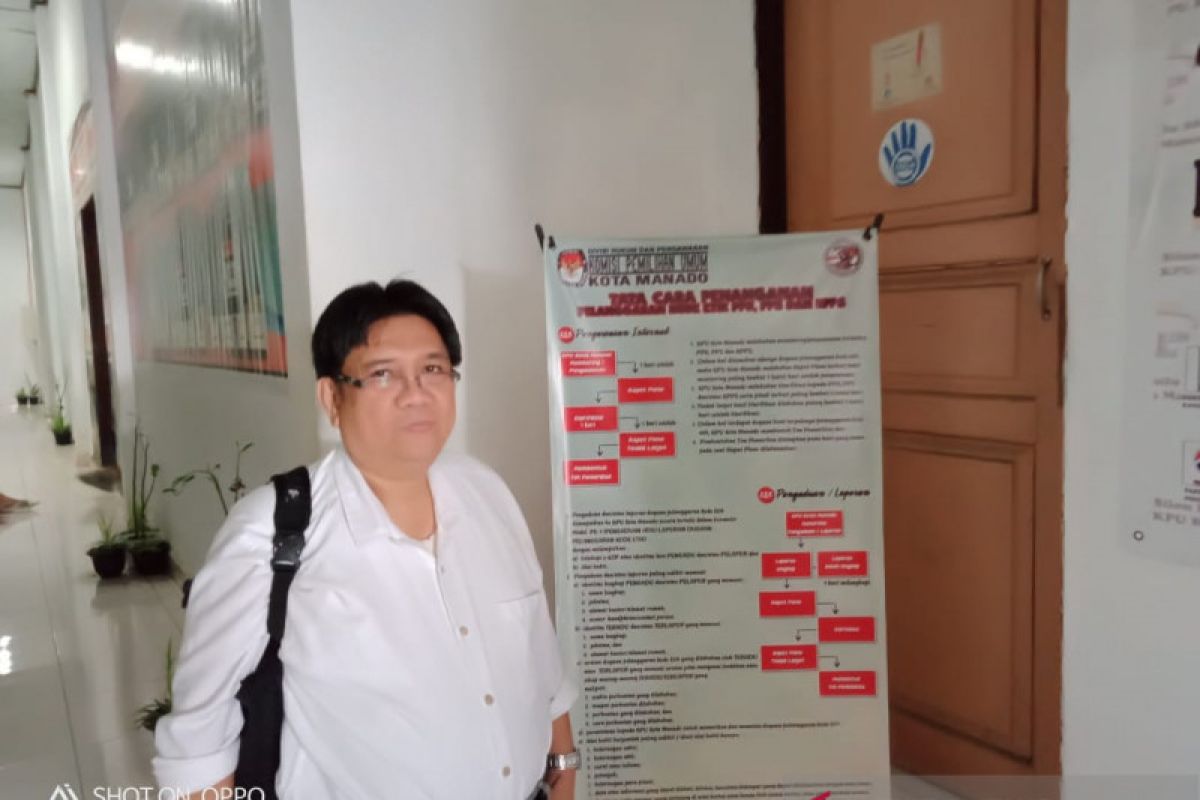 KPU Manado ingatkan calon perseorangan jangan terima dukungan ASN-TNI/Polri aktif