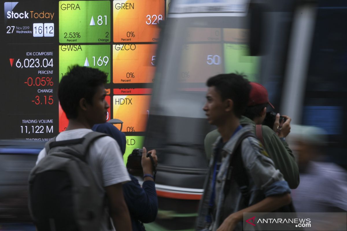 IHSG masih belum tembus 6.000 di sesi pertama