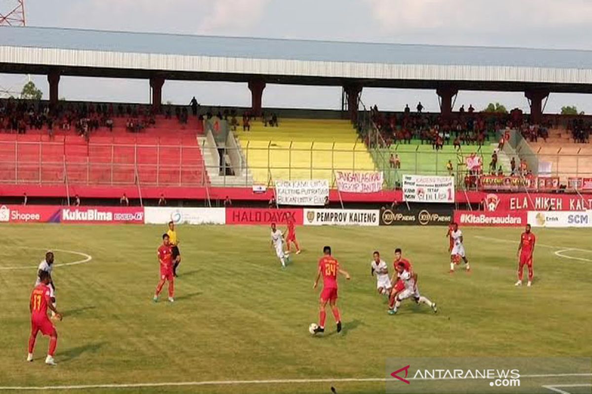 Kalteng Putra ditahan imbang Tira Persikabo di babak pertama