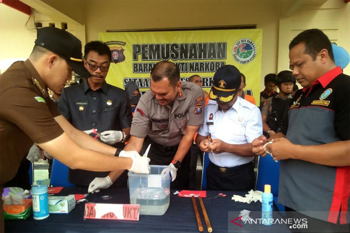Wabup Barito Utara apresiasi kinerja Polri memberantas narkoba