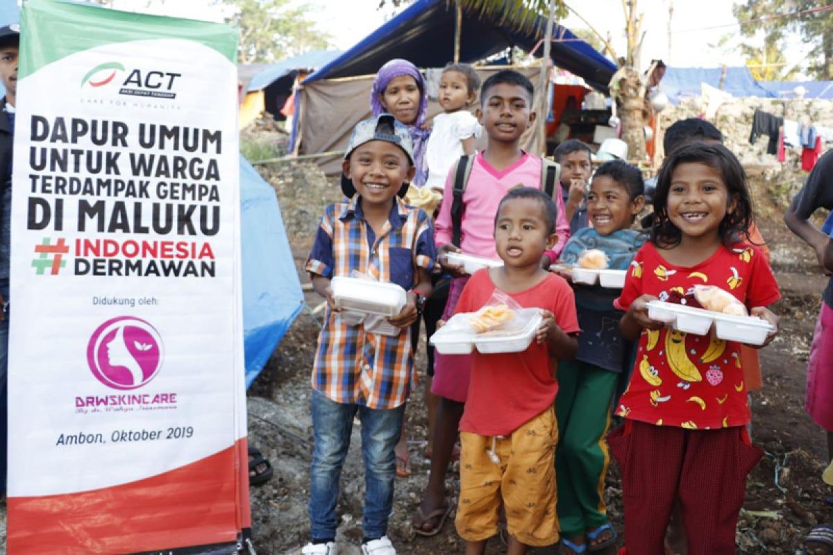 Kepedulian DrW Skin Care Indonesia bersama ACT dari Gempa Maluku sampai Papua