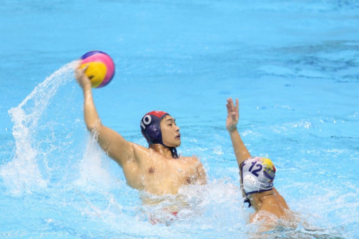 Indonesia ditahan Filipina 6-6 pada laga pertama polo air putra